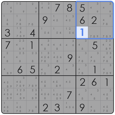 x wing sudoku technique